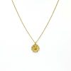  Gold-Plated Sterling Silver Daizy Necklace
