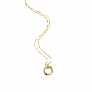 Elegant and modern sterling silver necklace
