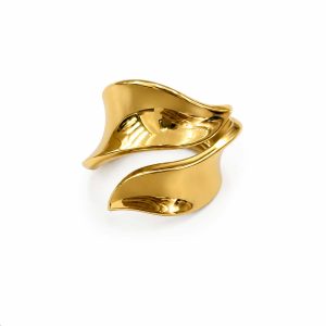 Modern sculptural ring 925 sterling silver