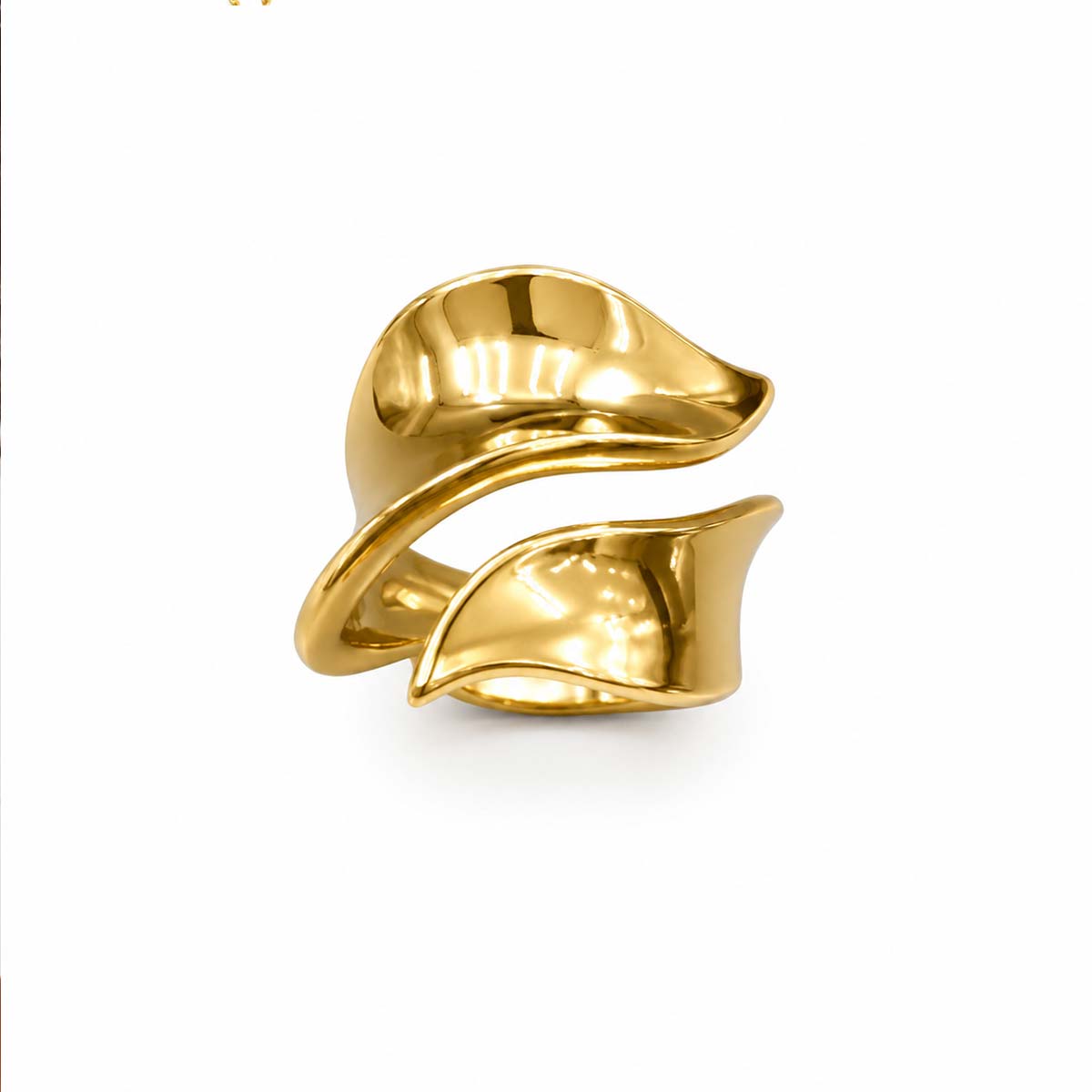 Modern sculptural ring 925 sterling silver - Image 3