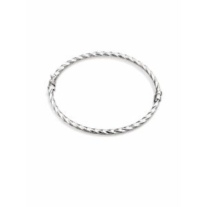 925 Sterling Silver Twisted Bangle Bracelet