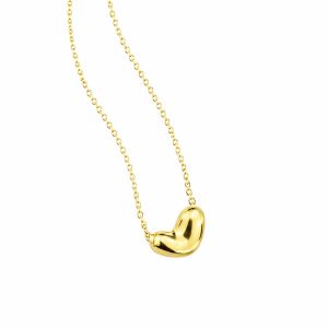 925 Gold-Plated Sterling Silver Heart Necklace